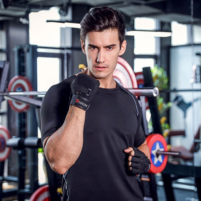 Cross-Border Dibear Manufacturer Spot Wholesale Fitness Gloves Exercise Cycling Weight Training Outdoor Sports Breathable