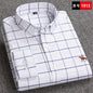 New 100% Cotton Men's Shirt Oxford Casual Shirt Men's Long-Sleeved Embroidered Spot Distribution Drop Shipping