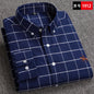 New 100% Cotton Men's Shirt Oxford Casual Shirt Men's Long-Sleeved Embroidered Spot Distribution Drop Shipping