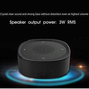 USB Conference Speaker Microphone Omnidirectional Condenser Computer Mic Mute/Volume Function For Laptop Notebook with Speaker