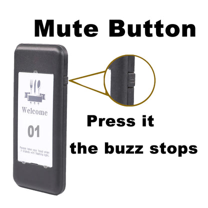 Wireless Restaurant Pager System Guest Customer Waiter Queue Calling Paging Beeper Pager Buzzer For Food Court Cafe  Beach Bar