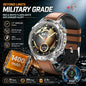 2026 T-REX PRO Hiking GPS Smart Watch 1400mAh 1.7"HD Display 10ATM Waterproof Dual SOS LED Flashlight BT Call Smartbracelet  Men