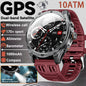 2026 New Military grade GPS Smart Watch Built-in Dual-band AGPS path 10ATM Waterproof Compass 1000mAh 170+Sports Smart Watch men