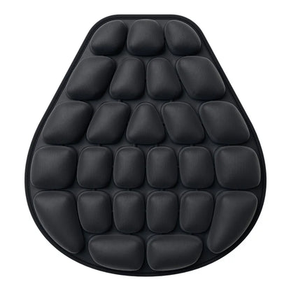 3D Motorcycle Air Seat Cushion, Pressure Relief Air Pad, Shock Absorbing Ventilation Motorcycle Air Seat Cover, Portable
