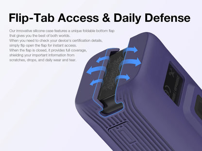 SIKAI Silicone Portable Charger Case for Anker zolo 2in1165W PowerBank Shockproof Cover（Case Only）