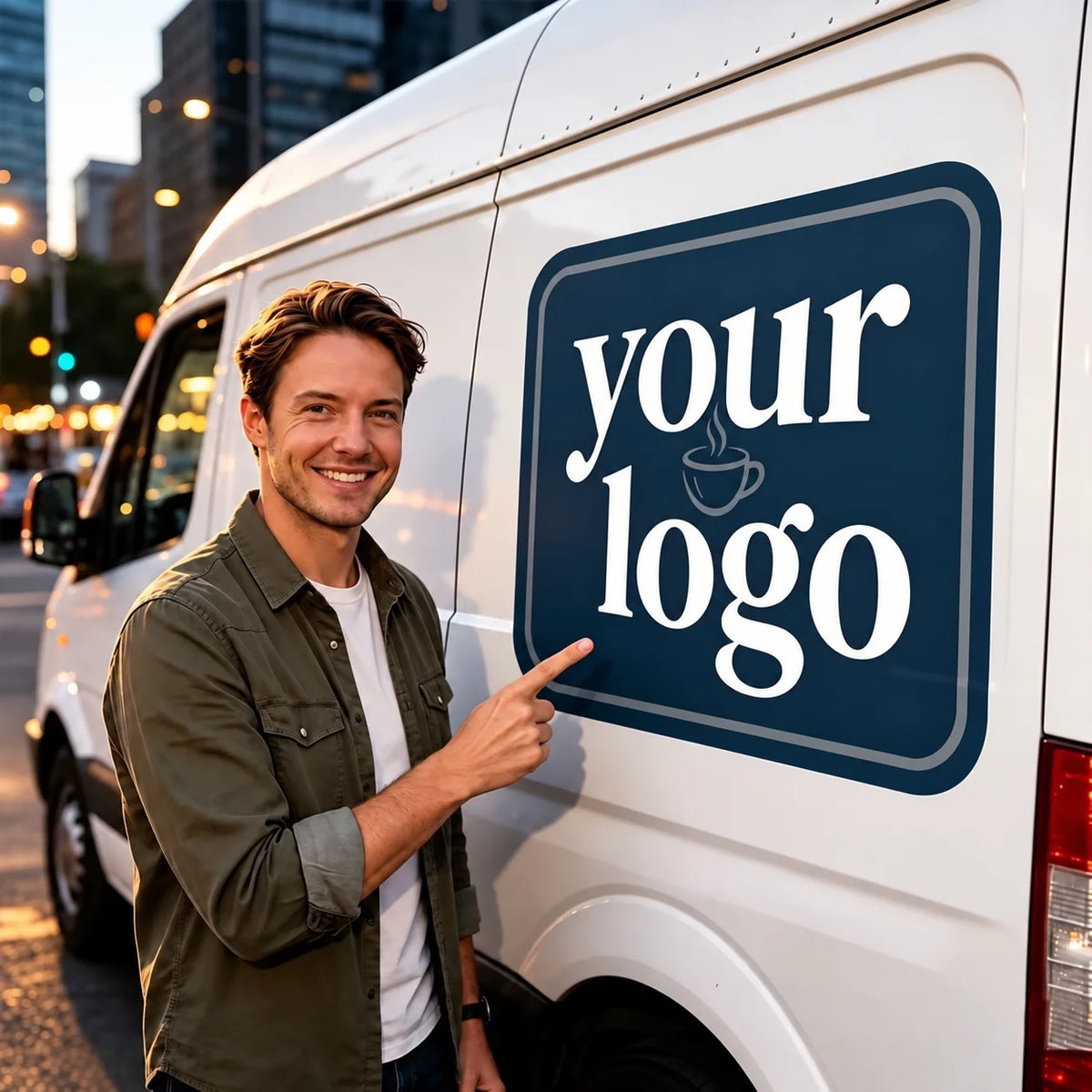 Custom Car Magnet Stickers, Durable Car Magnets, Perfect for Commercial Vehicle Advertising, Customize Your Logo