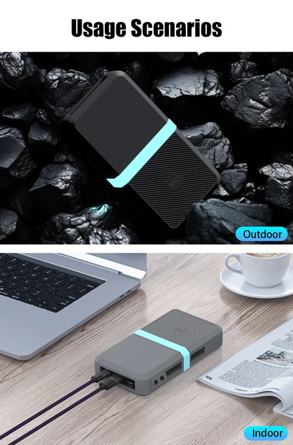 SIKAI Silicone Case for UGREEN 145W 25000mAh Power Bank  Shockproof Cover with Precise Cutouts