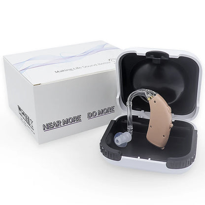 2025 Best Digital Hearing Aids BTE Adjustable Tone Sound Amplifier Portable Deaf Elderly digital Hearing Aid