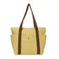 Large-Capacity College Sail-Style Zippered Tote Bag - Durable And Spacious Work Bag, Suitable For Students And Professionals