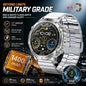 2026 T-REX PRO Hiking GPS Smart Watch 1400mAh 1.7"HD Display 10ATM Waterproof Dual SOS LED Flashlight BT Call Smartbracelet  Men