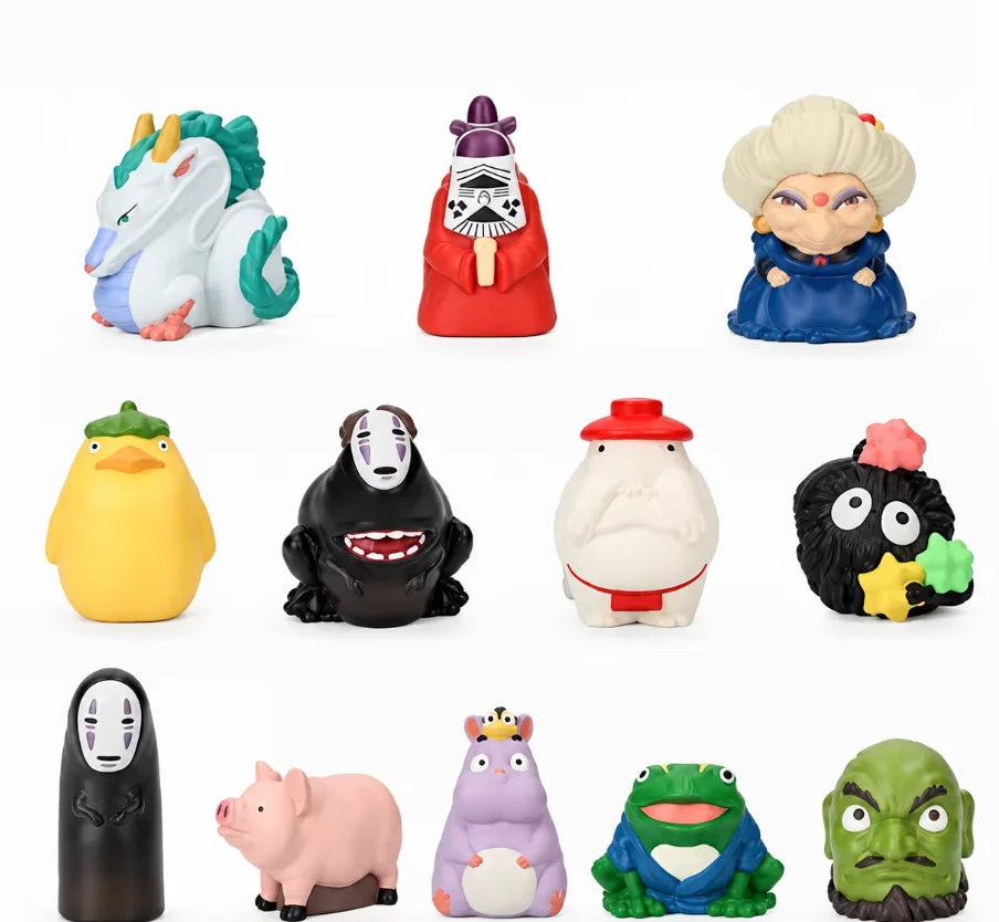 Spot Anime Action Figure Cat Coal Ball Elf Faceless Male Finger Decoration Blind Box Finger Set Toy Birthday Gift For Anime Fans