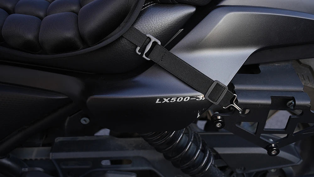 3D Motorcycle Air Seat Cushion, Pressure Relief Air Pad, Shock Absorbing Ventilation Motorcycle Air Seat Cover, Portable