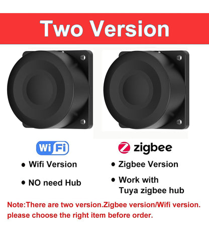 Zigbee or WiFi Liquid Level Sensor Tuya Ultrasonic 433MHz Remote Control Indoor/Outdoor Tank Level Monitor with APP Alarms