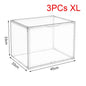New Large Capacity Storage Box Organizer for Figures Acrylic Box Clear Blind Box Showcase Makeup Organizer for Bag