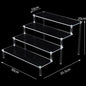 Acrylic Display Risers,Perfume Organizer,Display Riser,Cupcake Display Stand Steps, Organizer Shelf Stand for Figures, Dessert