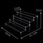Acrylic Display Risers,Perfume Organizer,Display Riser,Cupcake Display Stand Steps, Organizer Shelf Stand for Figures, Dessert