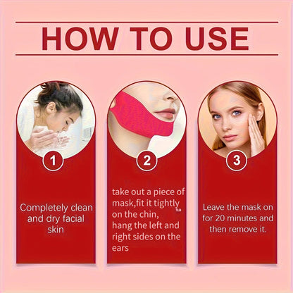 Useful V-Line Slim Slim Face Mask Tight Double Chin Lift Up Facial Bandage Correction Face Mask Lifting Double Chin