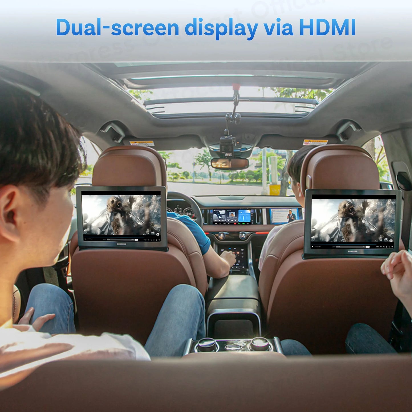 OTTOCAST P3 AI Box Android TV Box for HDMI out Wireless CarPlay Android Auto Car Accessories for Toyota VW Honda Kia Benz Nissan