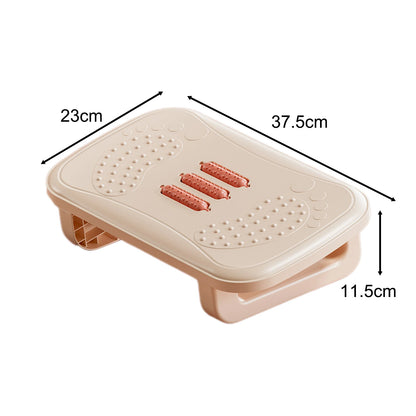 Office Desk Footrest Footrest Anti-Warping Erlang Leg Pad Footstool Rocker Balance Board Ergonomic With Massage For Office Use