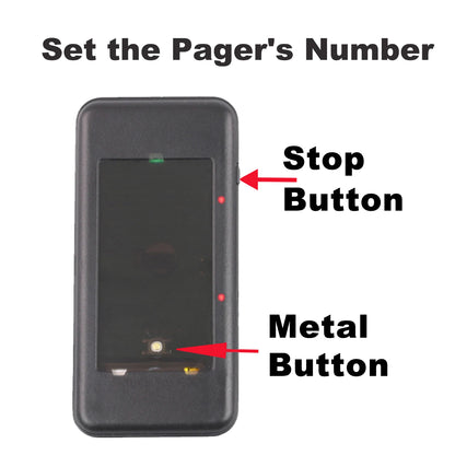 Wireless Restaurant Pager System Guest Customer Waiter Queue Calling Paging Beeper Pager Buzzer For Food Court Cafe  Beach Bar