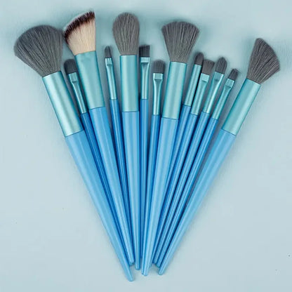13Pcs Makeup Brush Set Soft Fluffy Cosmetic Foundation Powder Eyeshadow Kabuki Blending Make Up Brush Beauty Tool Makeup