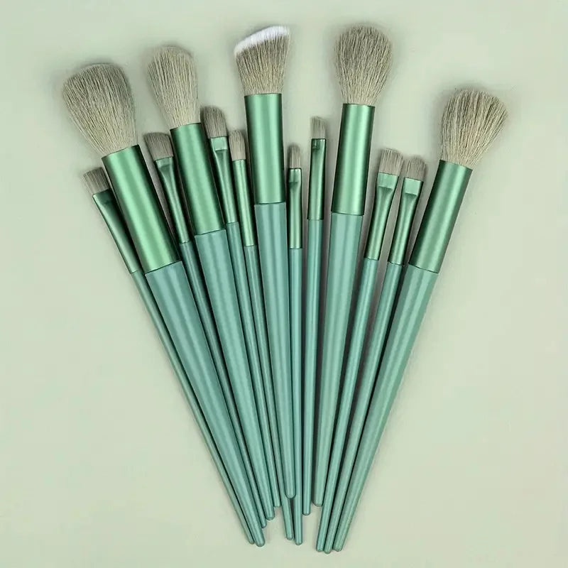 13Pcs Makeup Brush Set Soft Fluffy Cosmetic Foundation Powder Eyeshadow Kabuki Blending Make Up Brush Beauty Tool Makeup