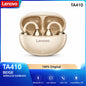Lenovo TA410 Bluetooth 5.4 Wireless Earphones Open-Ear Bone Conduction Ear Clip Design Ultra-Light Comfortable Wearing Earphone