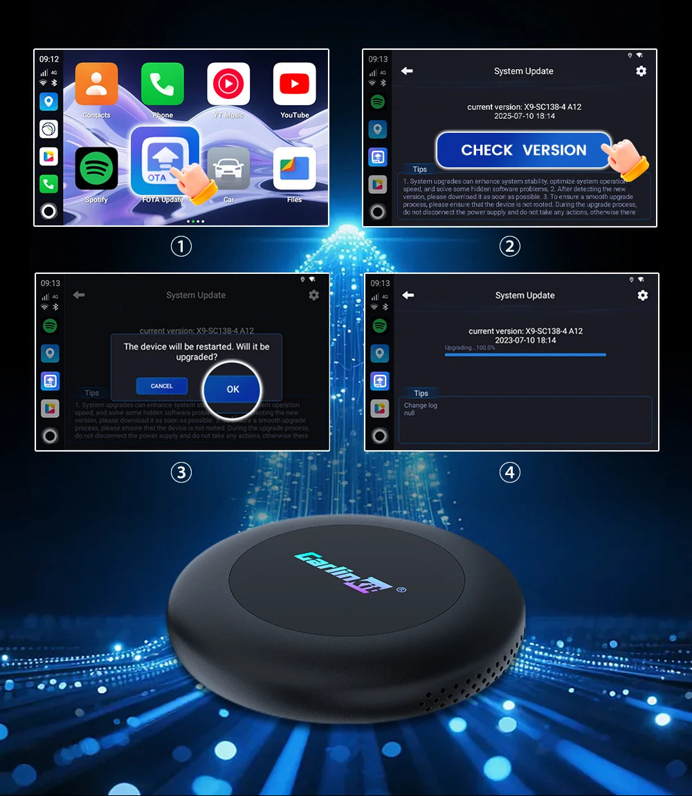 2026 5G Car Ai box SM6350 CarPlay Wireless Android 15.0 Ultra2 Android Auto Wireless Ai Box Support Youtube Netfilx IPTV BT5.1
