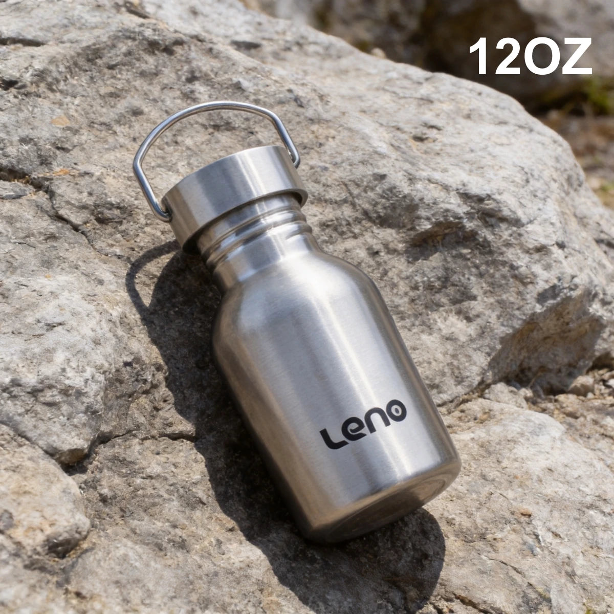 350-2000ml Stainless Steel Water Bottle Single Wall Metal Bottle for Camping Hiking Cycling Outdoor Sports Reusable Bottle