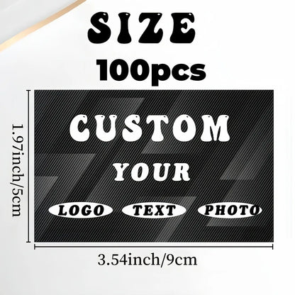 Personalized Photo Custom Single-Sided Card, White, with Your Logo Printing, Business Gift Promotion