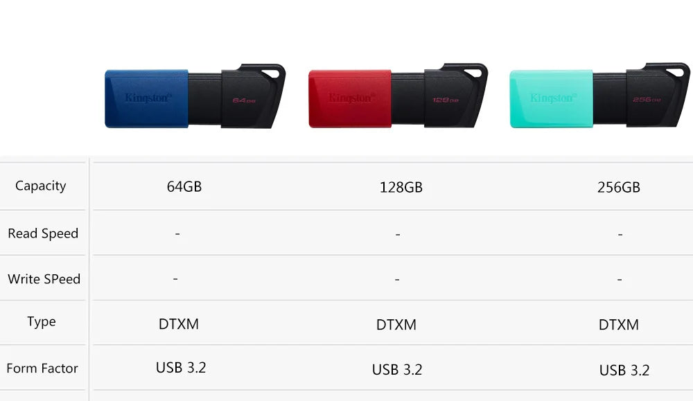 Kingston USB Flash Drive USB 3.2 Gen 1 Pen Drive 64GB 128GB 256GB Flash Disk Mini Key Memory Original Usb Stick3.2 Drives for PC