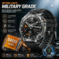 2026 T-REX PRO Hiking GPS Smart Watch 1400mAh 1.7"HD Display 10ATM Waterproof Dual SOS LED Flashlight BT Call Smartbracelet  Men