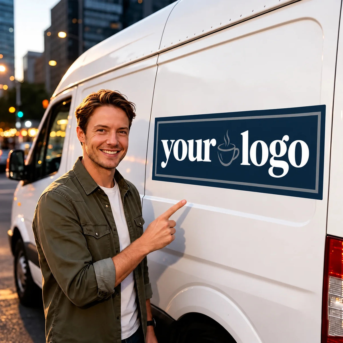 Custom Car Magnet Stickers, Durable Car Magnets, Perfect for Commercial Vehicle Advertising, Customize Your Logo