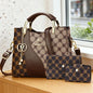 Women's Handbags with Premium Print, Luxury Versatile 3-Piece Set, Shoulder and Crossbody Bags,Must-have Ladies Bag for Work