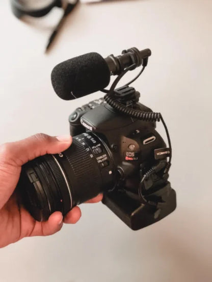 Comica CVM-VM10II Professional Shotgun Microphone with Shock Mount For iPhone,DSLR Camera,Android Smartphones Camera Microphone