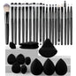 Makeup Brushes Set Premium Synthetic Kabuki Foundation Concealers Powder Blush Blending Face Eye Shadows Brush Set