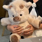 Soft Calf Pig Stuffed Animal Plush Toy Cute Animated Stuffed Animal Pillow Creative Running Pig Plush Toy Gift 17.7inch