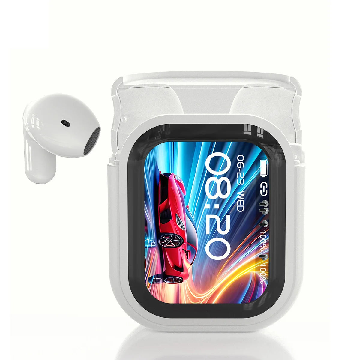 NE20 AI Instant Translation Wireless Earbuds, Bluetooth 6.0 Headphones, IPX4 Waterproof Long Endurance Battery Life Touch Screen