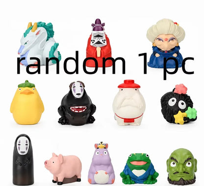Spot Anime Action Figure Cat Coal Ball Elf Faceless Male Finger Decoration Blind Box Finger Set Toy Birthday Gift For Anime Fans