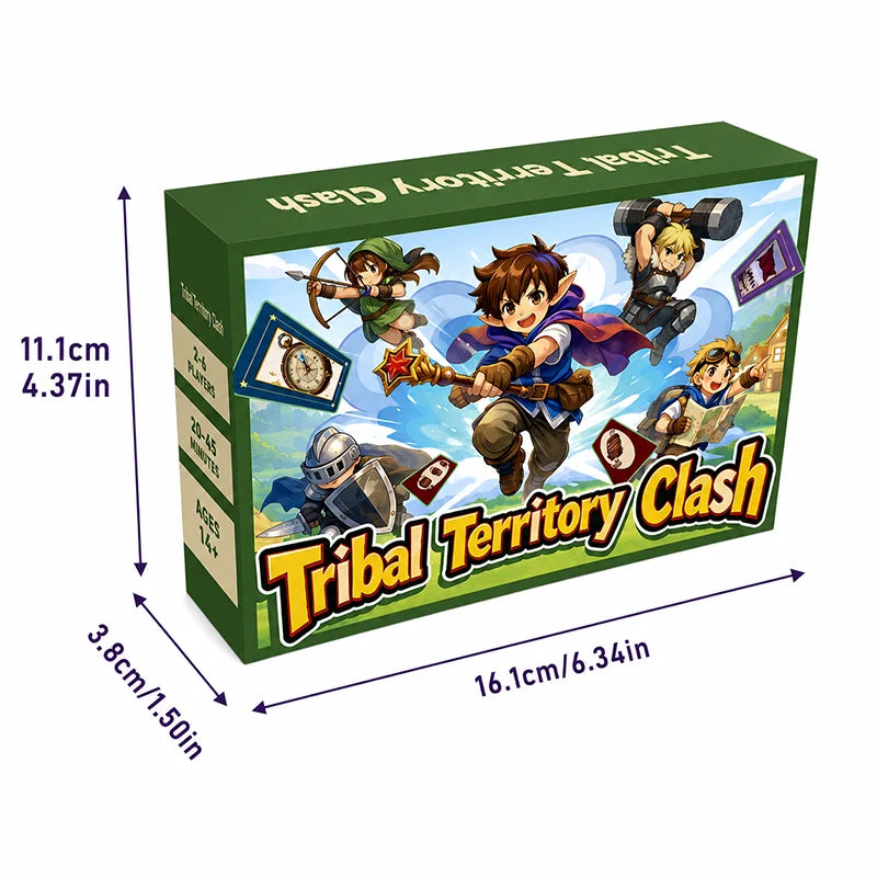 Resource Management Card Game for 2-6 Players, Territory Control Strategy Game with Secret Bids, Simultaneous Actions, Ages 14+
