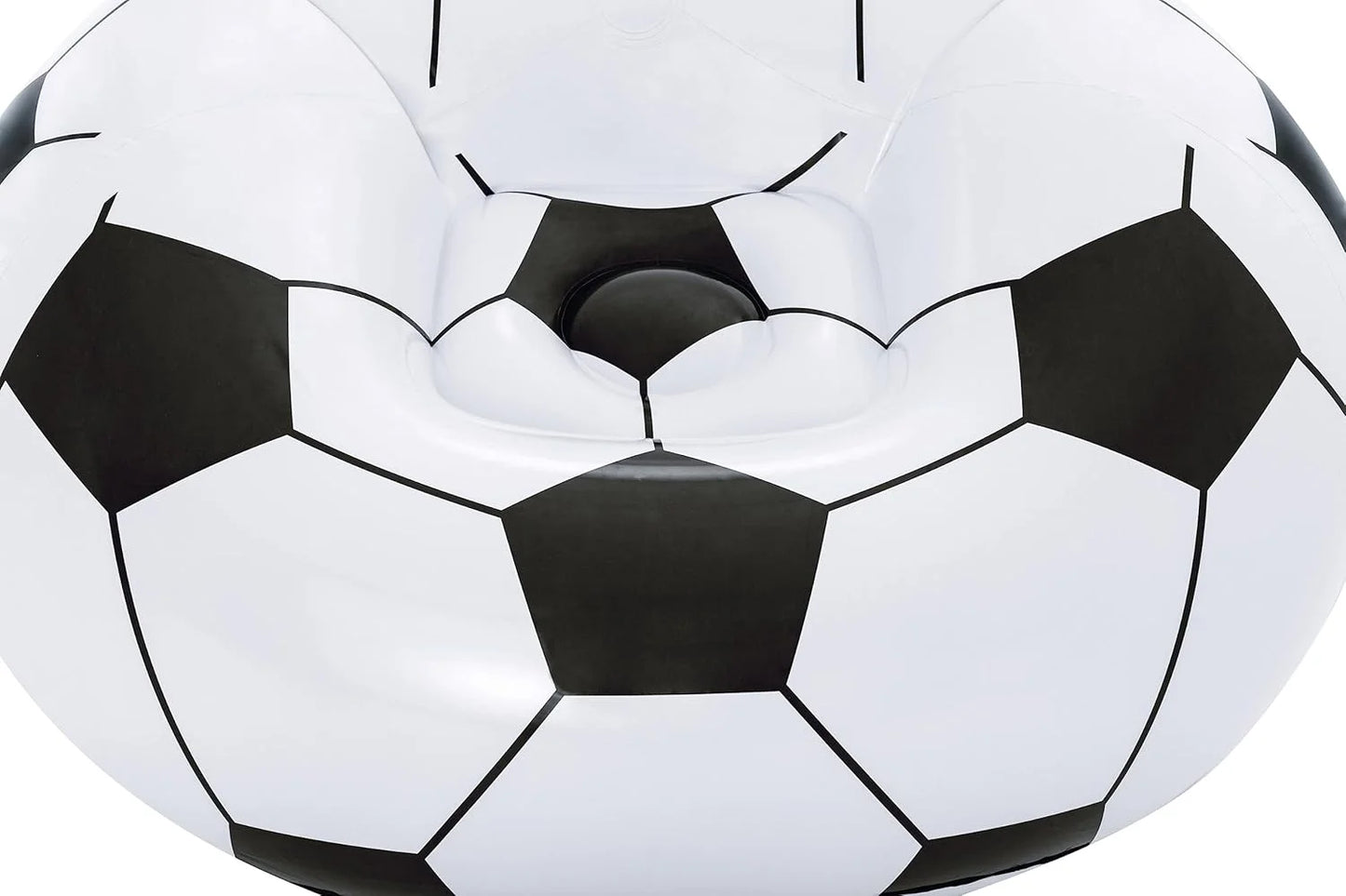 1pc Football Sofa Inflatable Chair Portable Lazy Couch Creative PVC Material Lightweight Compact Travel Beach Trip Park Festival