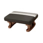 Small Stool Rectangle Footstool Padded Foot Stool Solid Wood Bench Low Ottoman For Living Bedroom Household Shoe Changing Stool