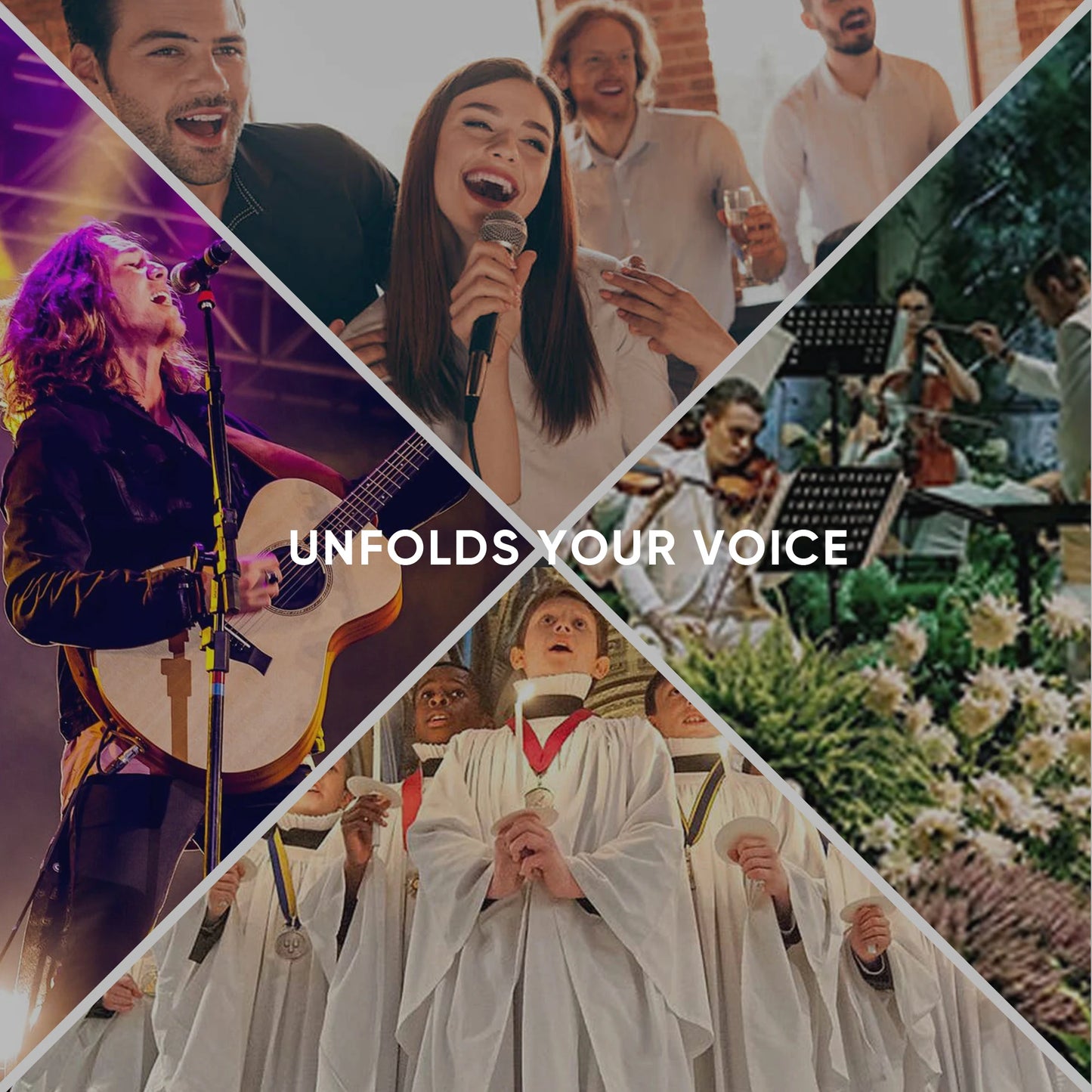 FULUODE V-10 4-channel professional wireless system with 4 handheld microphones