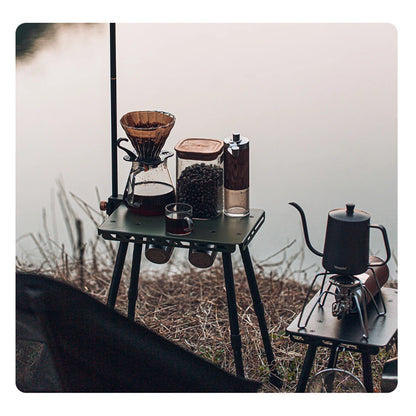 Outdoor Table And Chair Dual-Use Table, Liftable Portable Stool Outdoor Fishing Camping Chair Desk