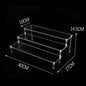 Acrylic Display Risers,Perfume Organizer,Display Riser,Cupcake Display Stand Steps, Organizer Shelf Stand for Figures, Dessert