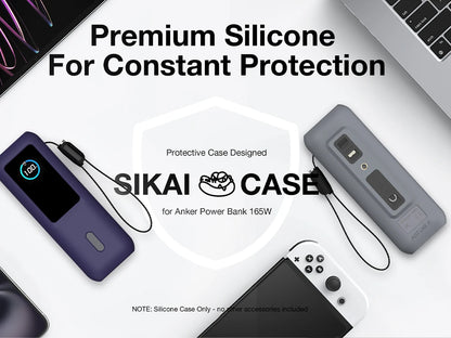 SIKAI Silicone Portable Charger Case for Anker zolo 2in1165W PowerBank Shockproof Cover（Case Only）