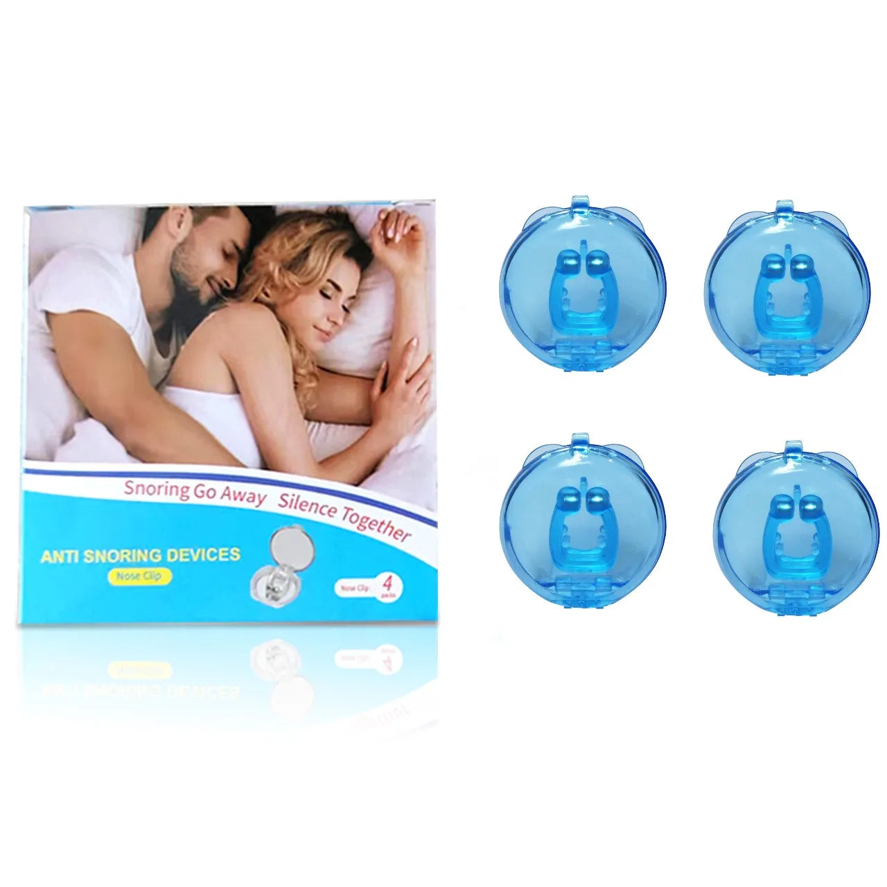 Anti Snoring Device Stop Snore Nose Clip Device Magnetic Anti Snoring Nasal Dilator Easy Breathe Improve Sleeping for Men/Women