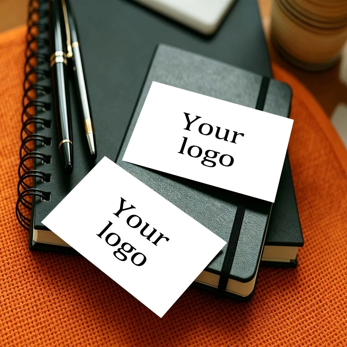 Personalized Photo Custom Single-Sided Card, White, with Your Logo Printing, Business Gift Promotion