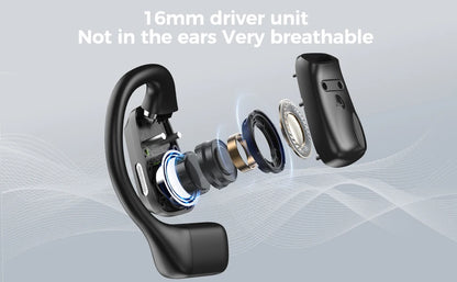 [Słuchawki douszne z tłumaczem AI] Erazer XP6 Słuchawki bezprzewodowe Zestaw słuchawkowy do gier Korektor APP Słuchawki Bluetooth Wodoodporne Mocny dźwięk