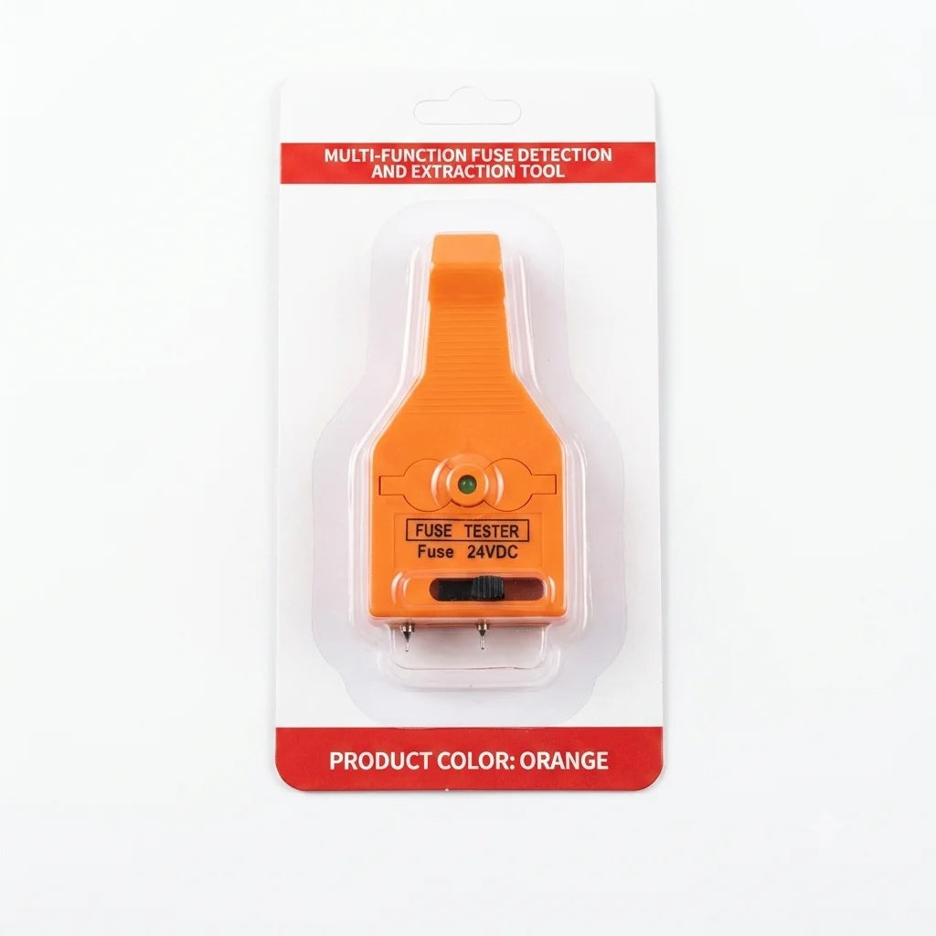 2-in-1 Automotive Fuse Tester & Puller Tool Multi-Functional Car Fuse Checker & Remover for Mini/Standard ATM ATC Fuses